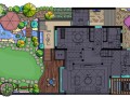 別墅庭院景觀設計、屋頂花園綠化
